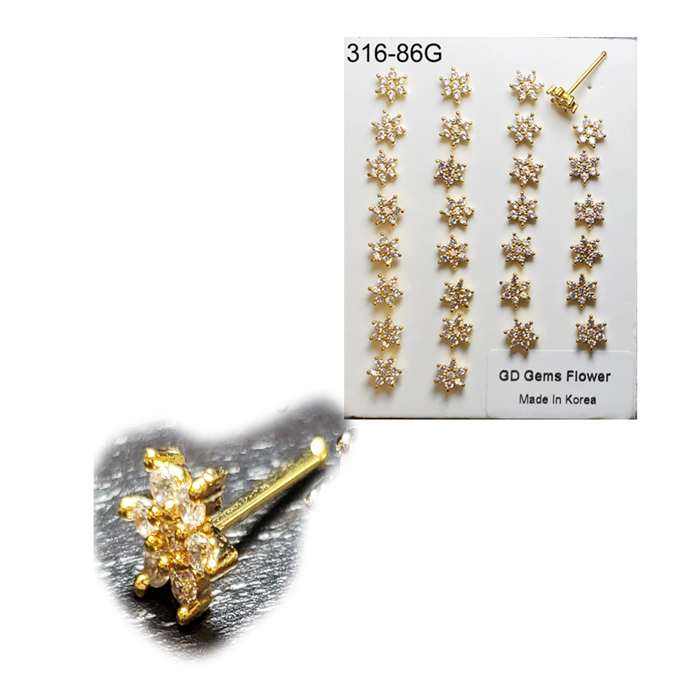 316-86 Gold Ball Tip (30pcs/Pad)